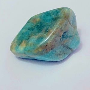 Genuine Vibrant Blue & Green Amazonite Tumbled & Polished ✨2 for $33✨